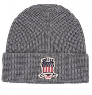 Avirex Icon Beanie Hoeden Heren Grijs | PFUZR-9204