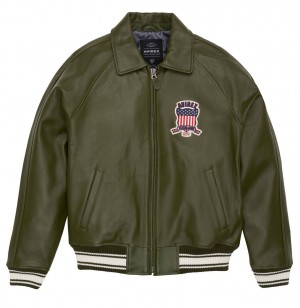 Avirex Icon Jacket Jassen Heren Olijfgroen | HBFIA-0587