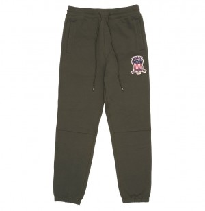 Avirex Icon Jogger Joggingbroeken Heren Olijfgroen | EVHCL-9624