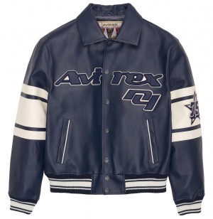 Avirex Limited Edition City Series Bronx Jacket Jassen Heren Blauw | CLQVH-1854