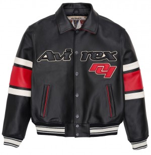 Avirex The Legend Jacket Jassen Heren Zwart | MAYDJ-7094