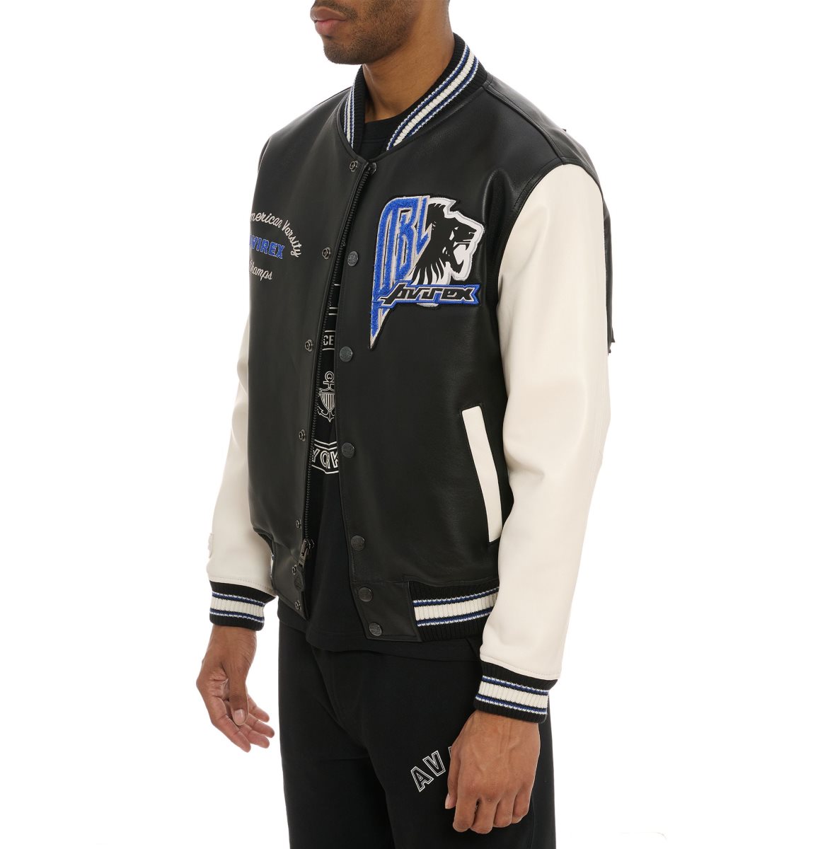 Avirex Black Lions Varsity Jacket Jassen Heren Gekleurd | DORSG-3281