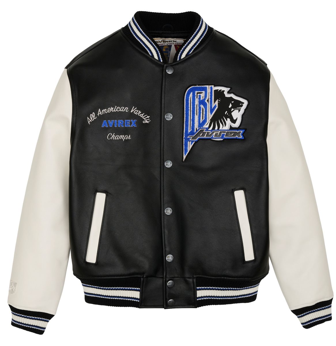 Avirex Black Lions Varsity Jacket Jassen Heren Gekleurd | DORSG-3281