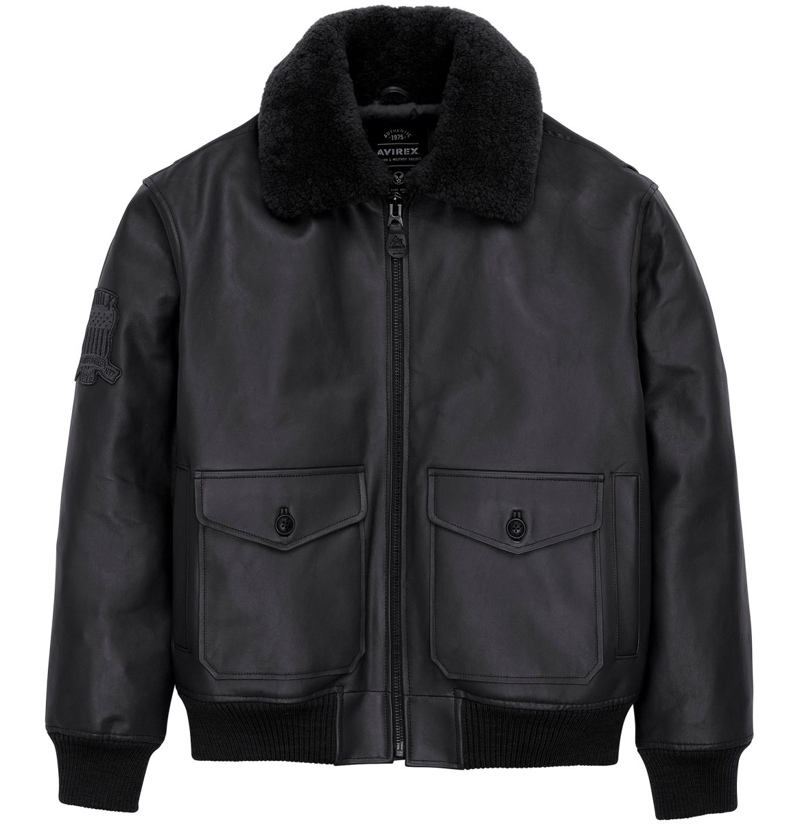 Avirex G-1 Bomber Jacket Jassen Heren Zwart | ANSPD-7143