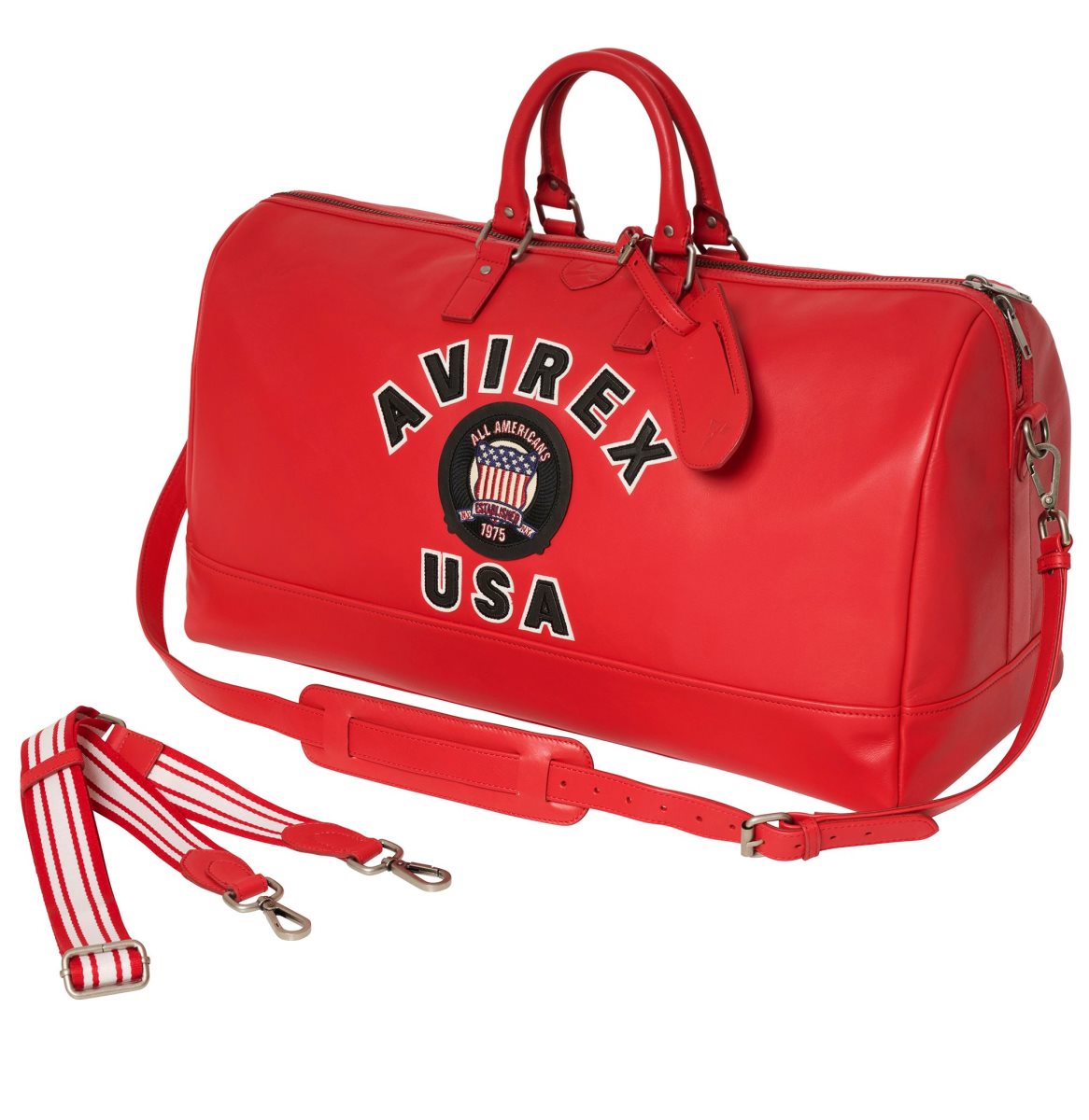 Avirex Icon Duffle Tassen Heren Rood | AVHNP-1302