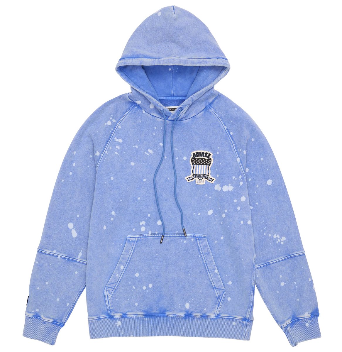 Avirex Icon Hoodie Hoodie Heren Blauw | AMUSF-5076