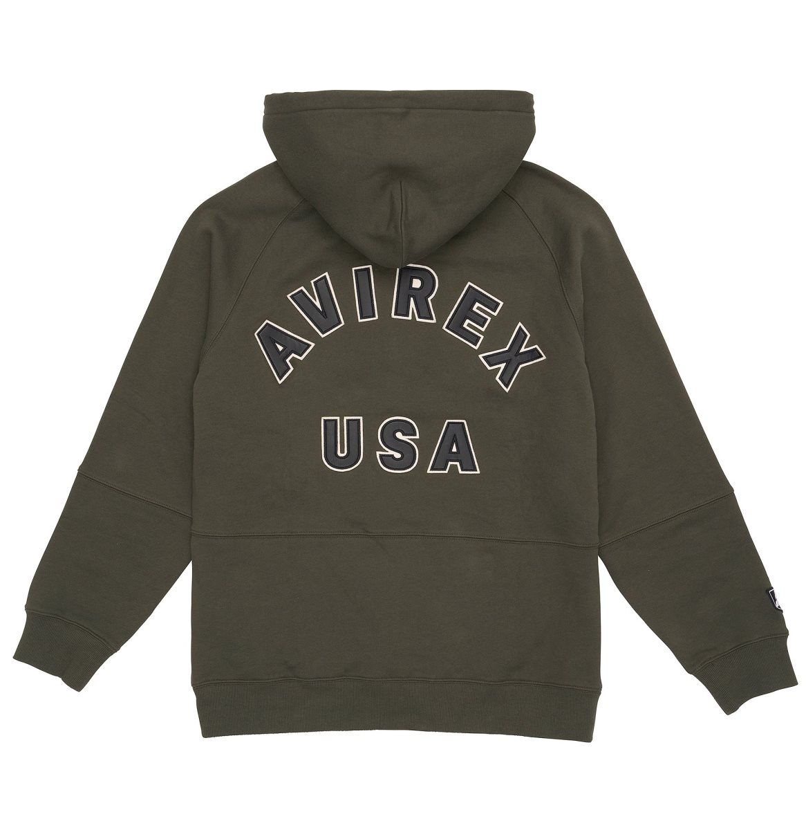 Avirex Icon Hoodie Hoodie Heren Olijfgroen | YVQFM-4651