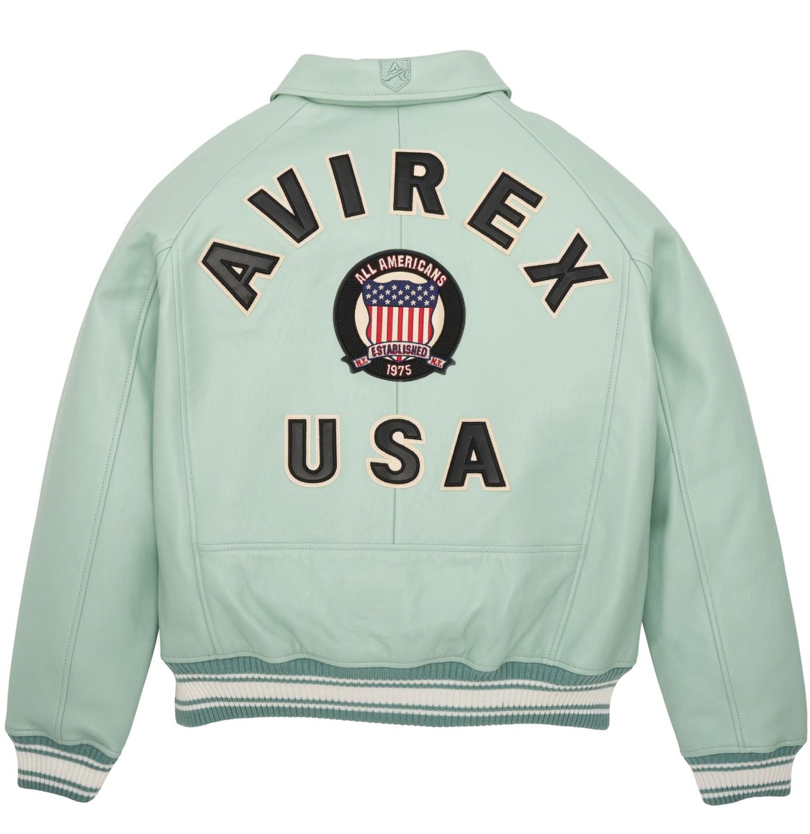 Avirex Icon Jacket Jassen Heren Seafoam | NUJWC-3012