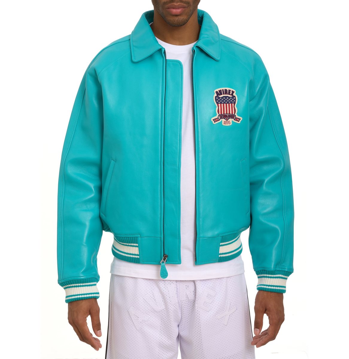 Avirex Icon Jacket Jassen Heren Turquoise | ZOFKV-7904