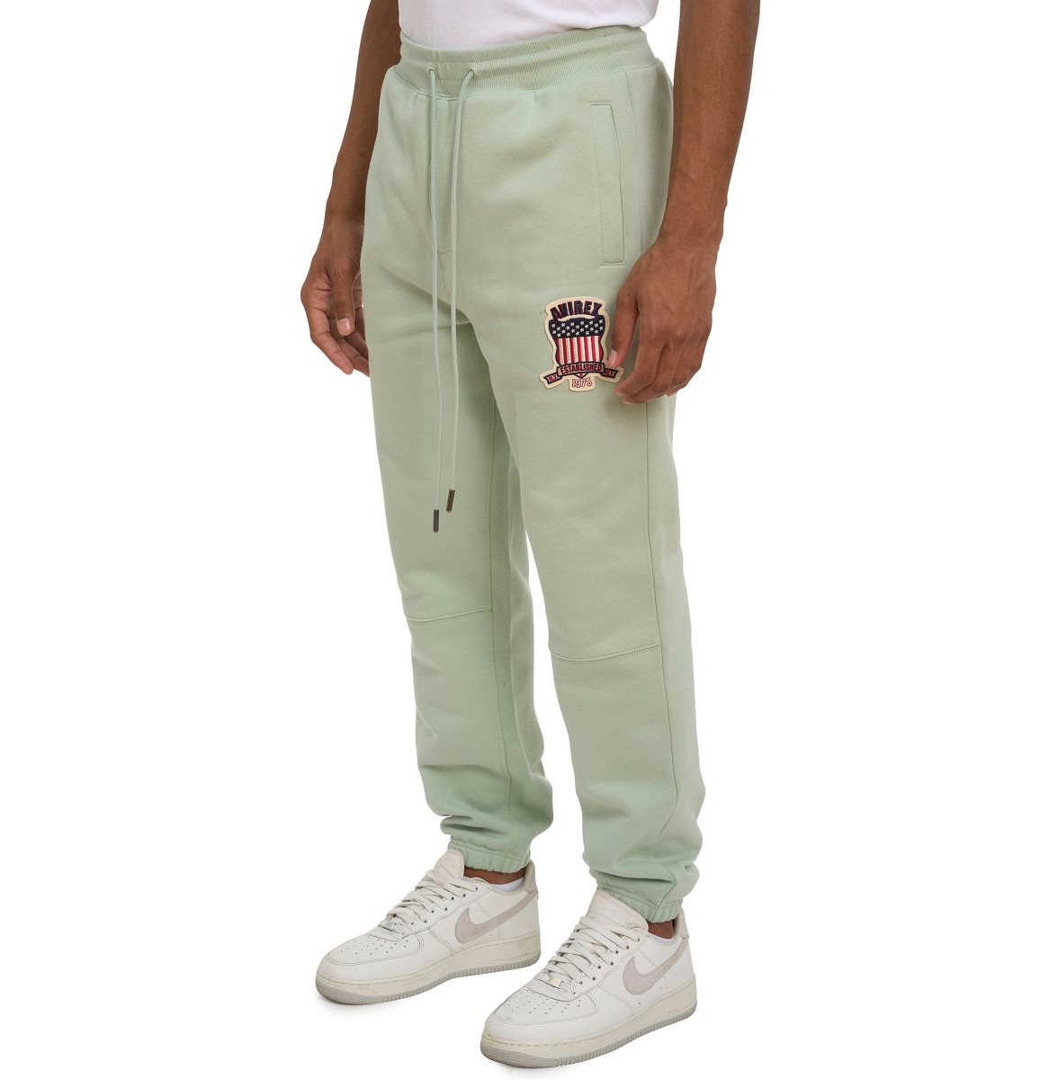 Avirex Icon Jogger Joggingbroeken Heren Seafoam | AUPHM-7213