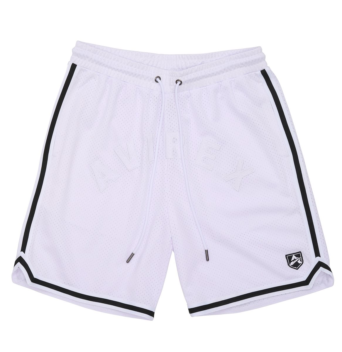 Avirex Icon Mesh Short Korte Broek Heren Wit | FXPNJ-9857