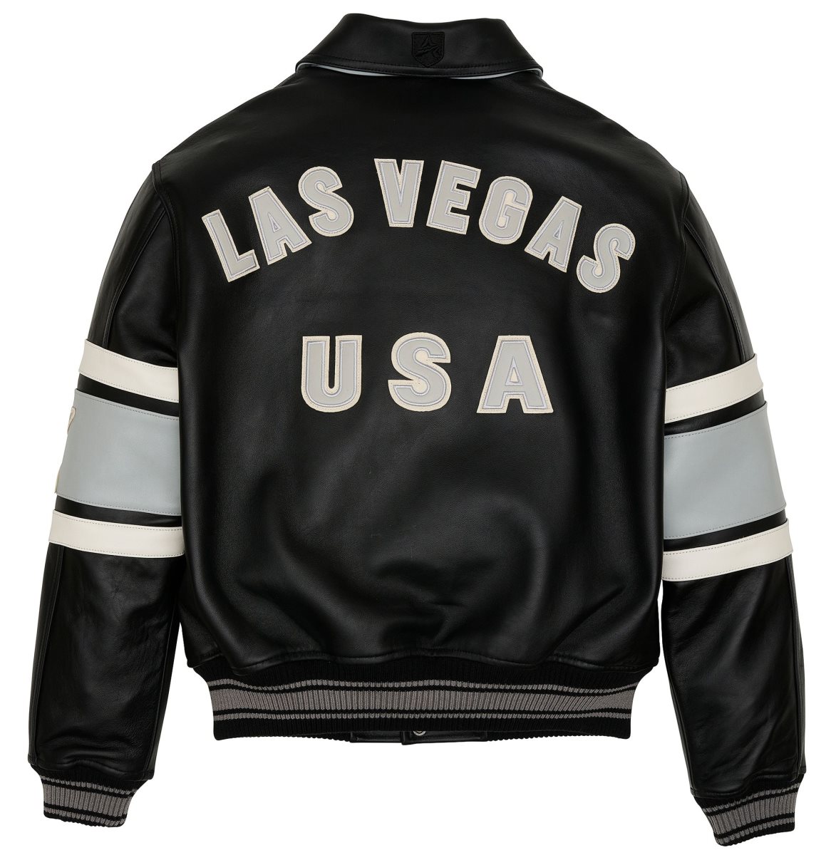 Avirex Limited Edition City Series Las Vegas Jacket Leather Heren Zwart | CZYFW-7134