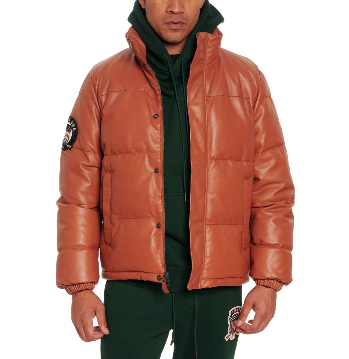 Avirex Official Leather Parka Jackets & Coats Heren Gekleurd | KVUHZ-0286