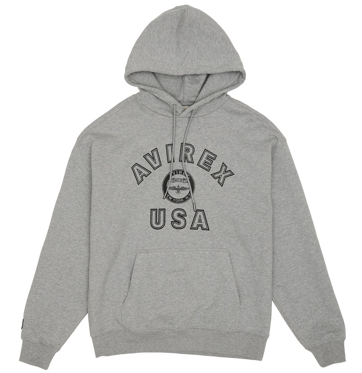 Avirex Stadium Hoodie Hoodie Heren Grijs | HYDNT-1826