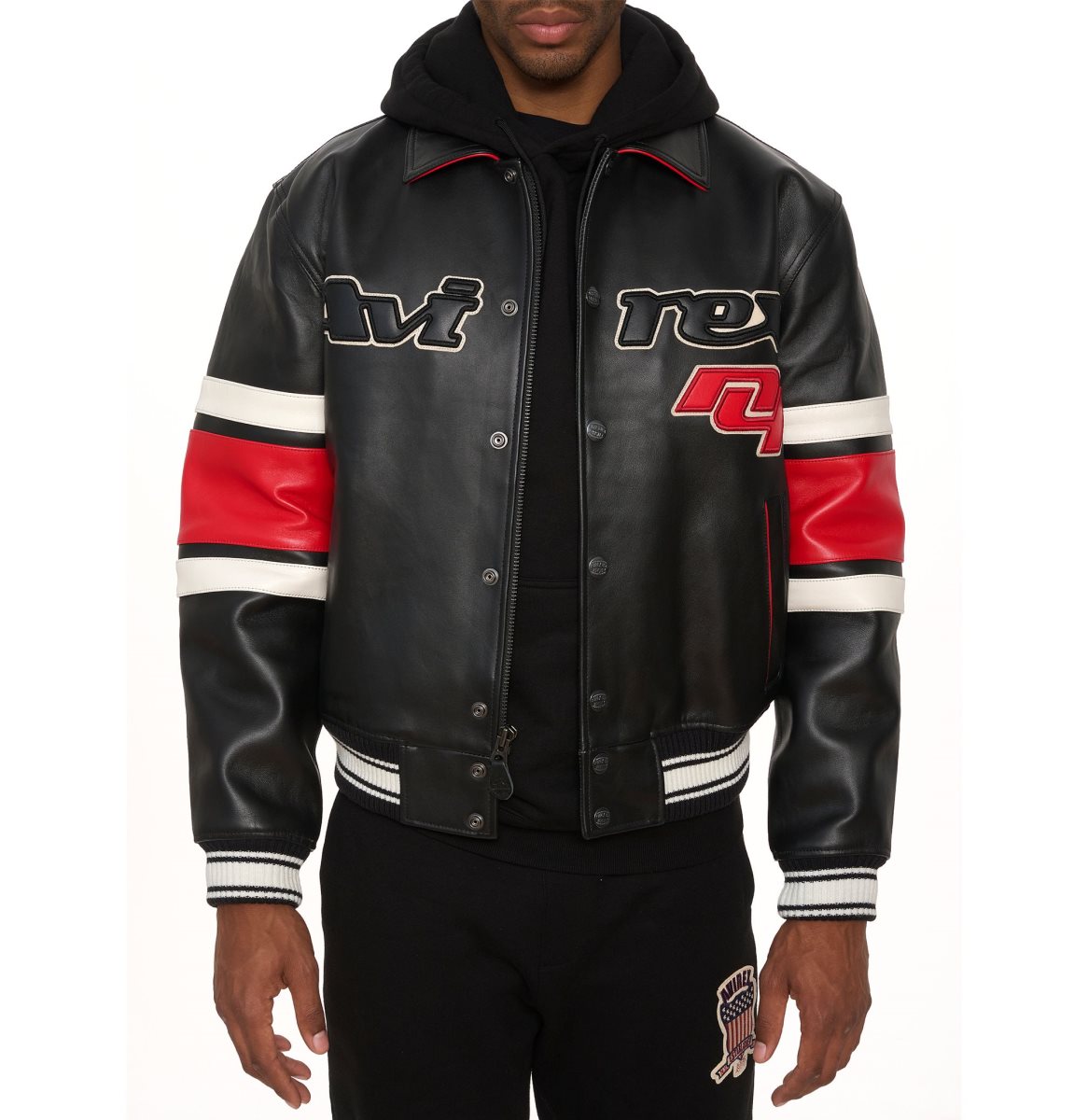 Avirex The Legend Jacket Jassen Heren Zwart | MAYDJ-7094