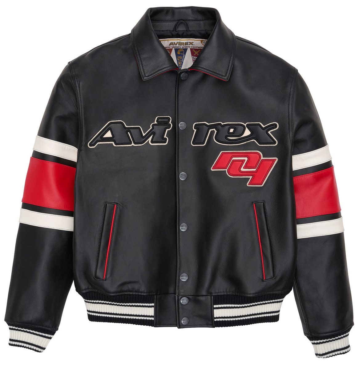 Avirex The Legend Jacket Jassen Heren Zwart | ZLVUO-7591